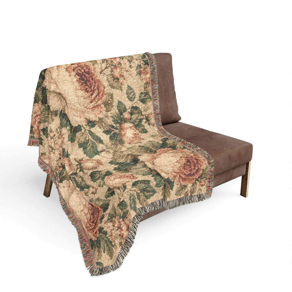 Floral Woven Blanket