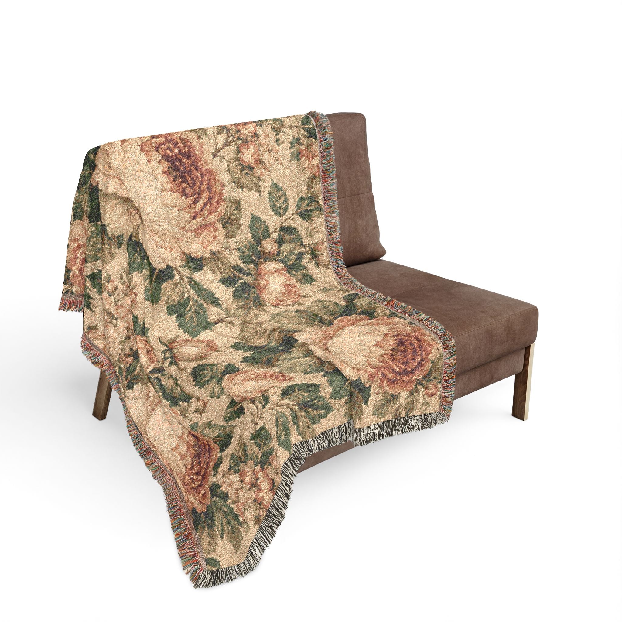 Floral Woven Blanket