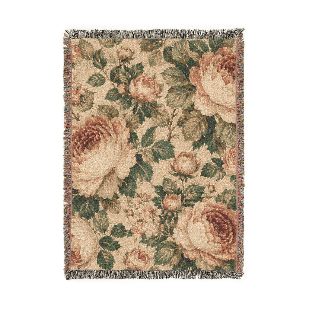 Floral Woven Blanket
