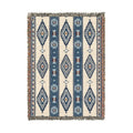 Southwestern Diamond Pattern Woven Blanket | Aztec Throw