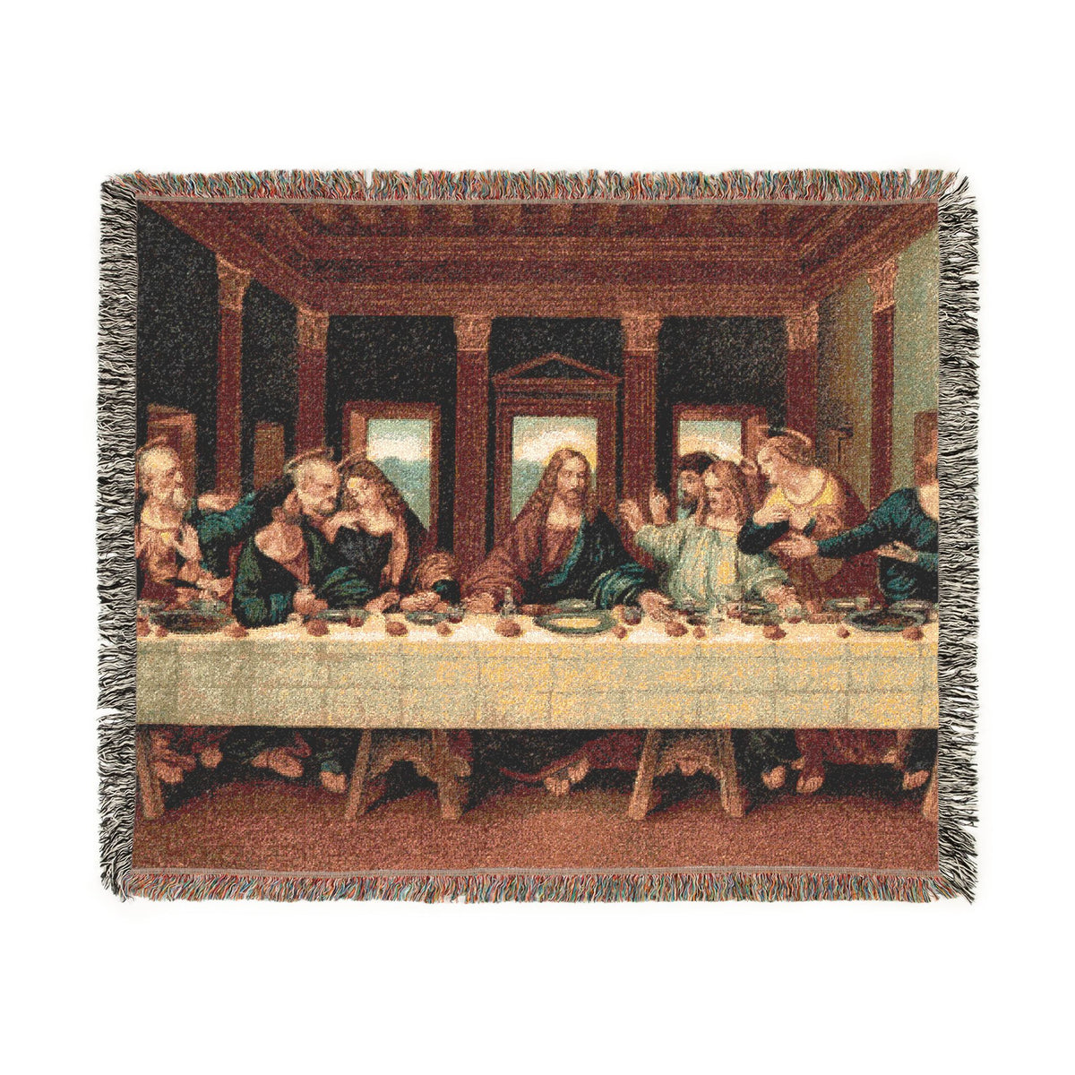 The Last Supper Woven Blanket | Classic Renaissance Art Throw