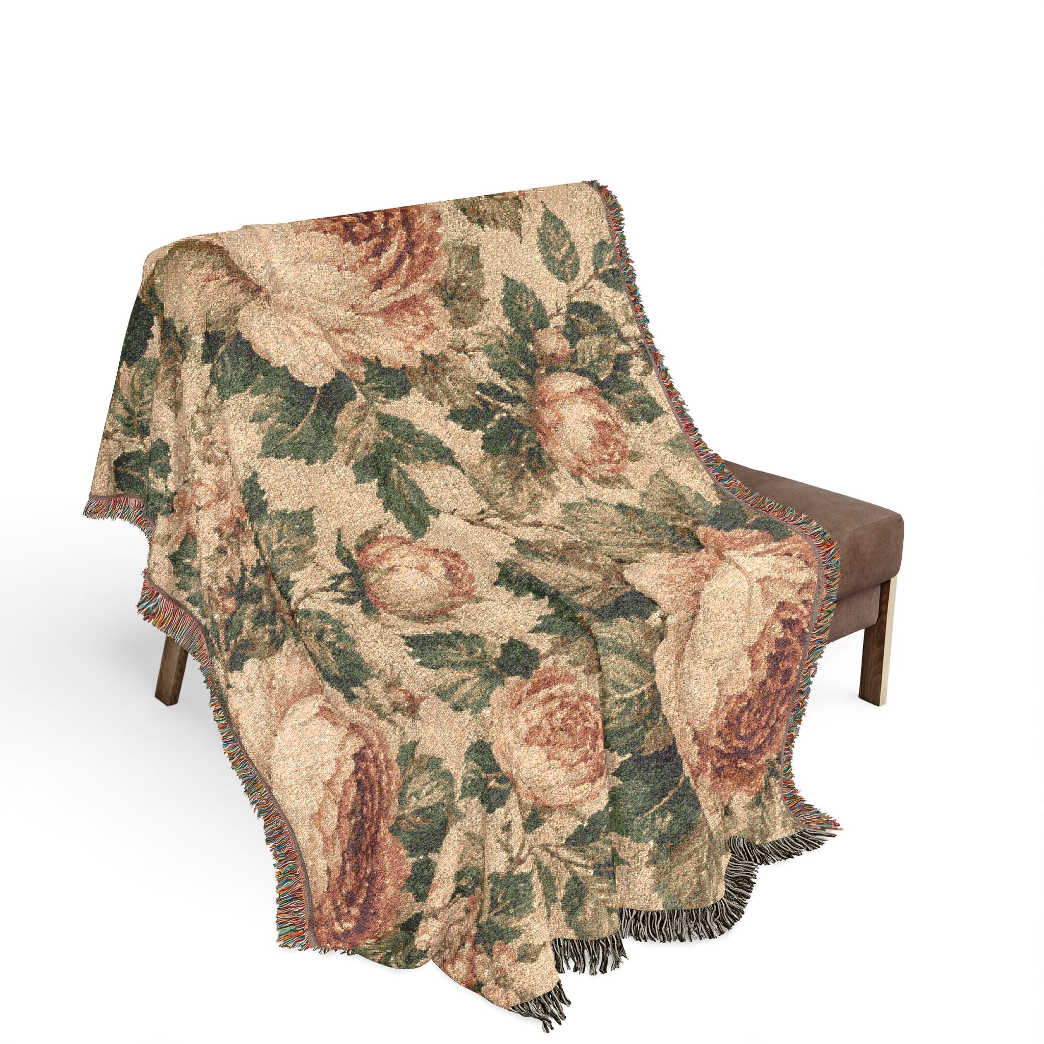 Floral Woven Blanket