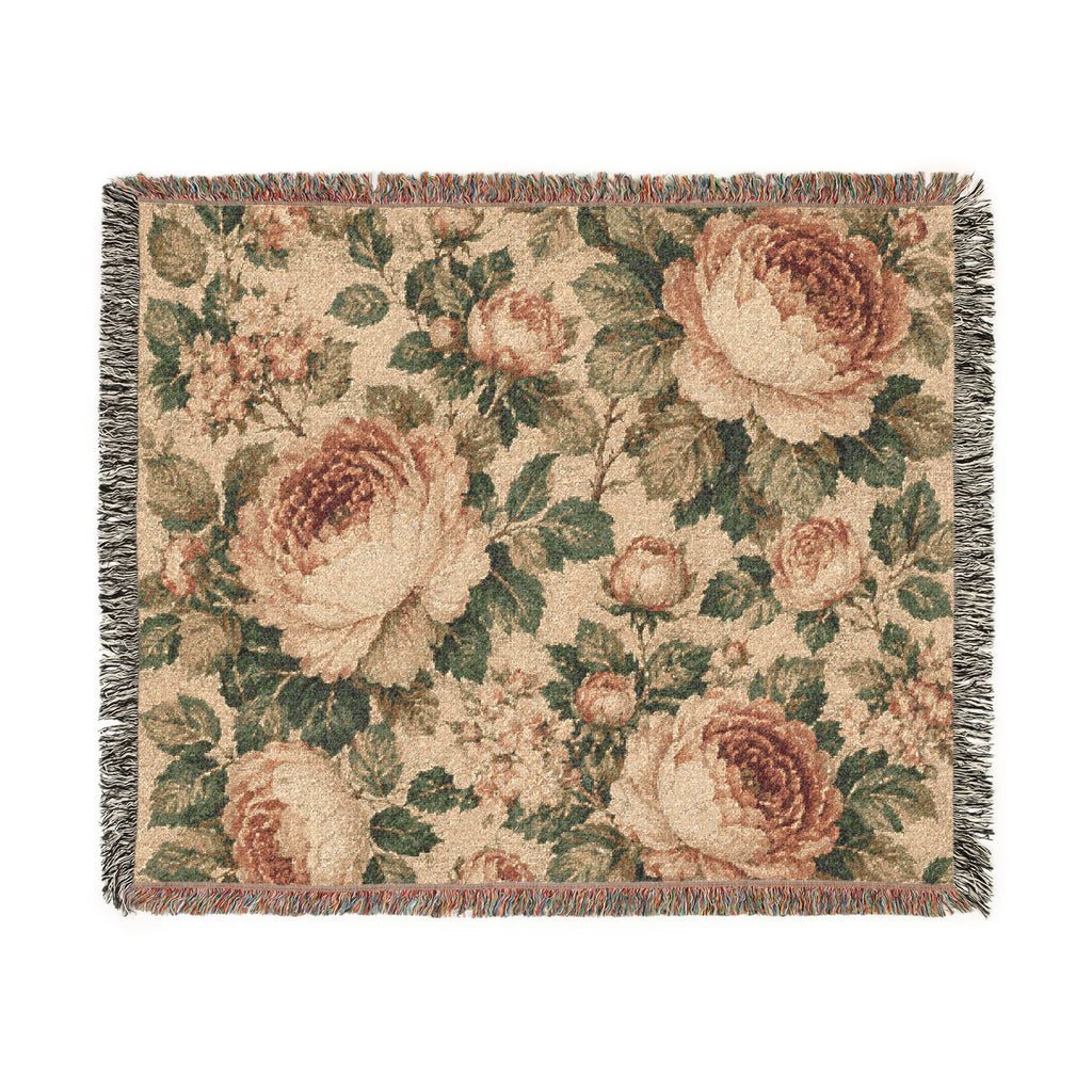 Floral Woven Blanket
