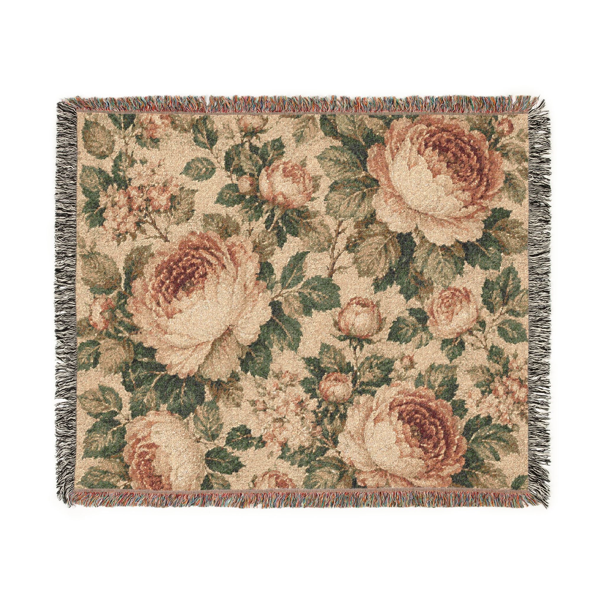 Floral Woven Blanket