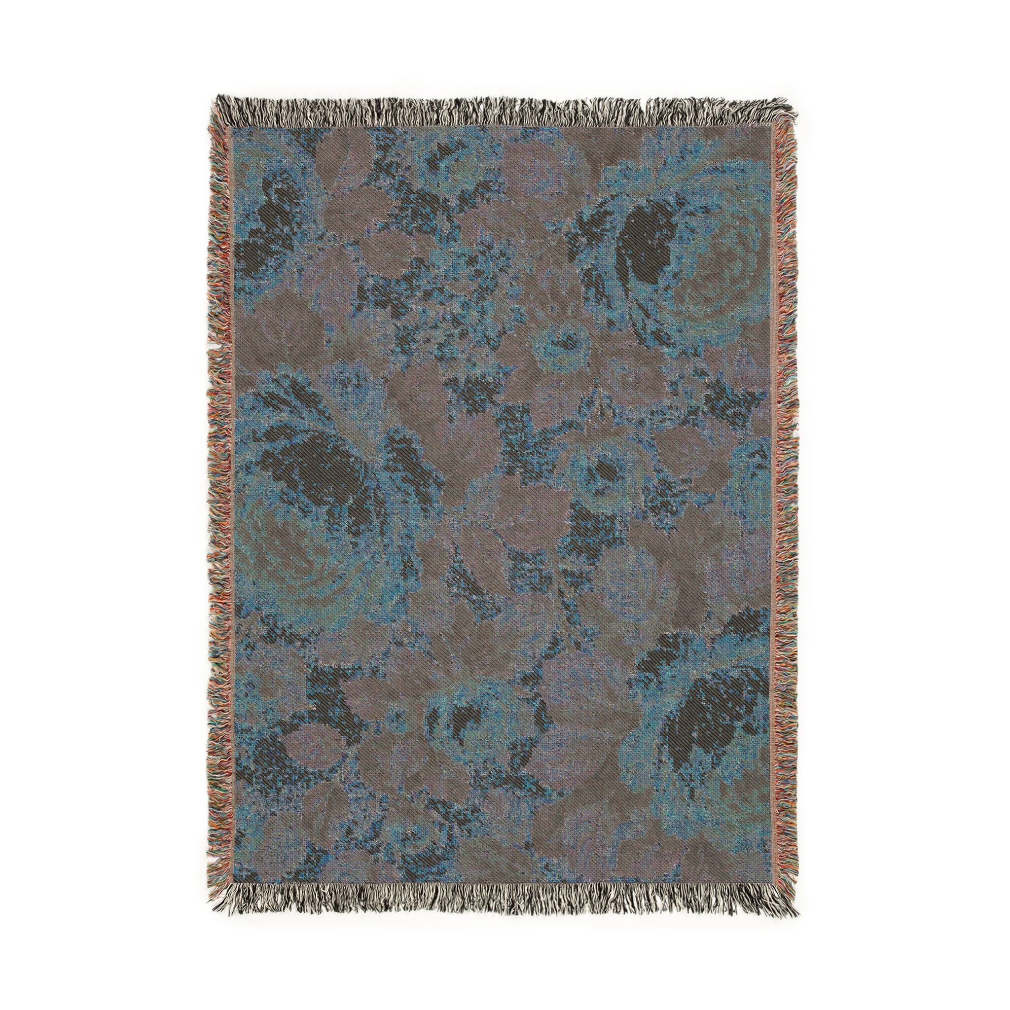 Floral Woven Blanket