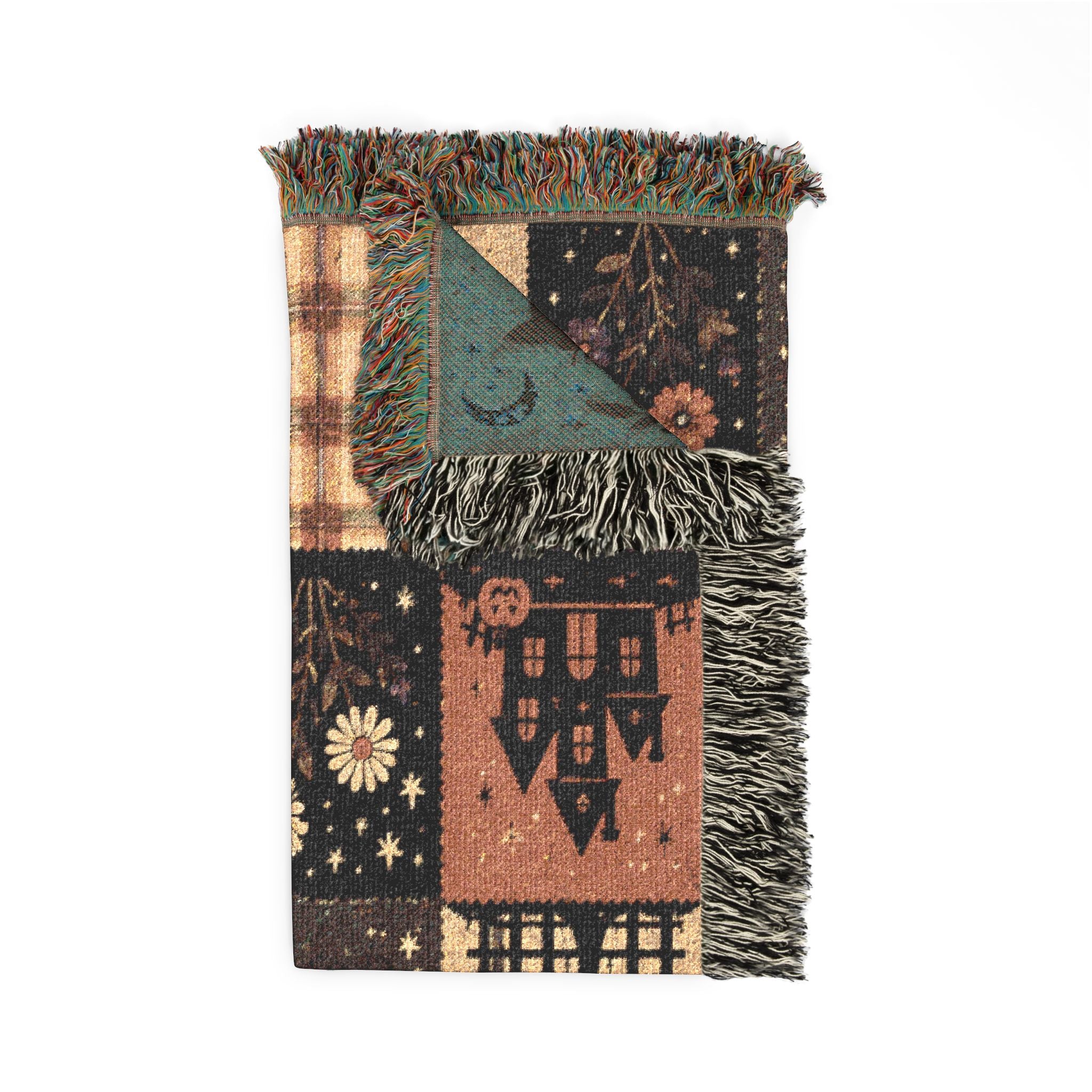 Vintage Patchwork Woven Blanket